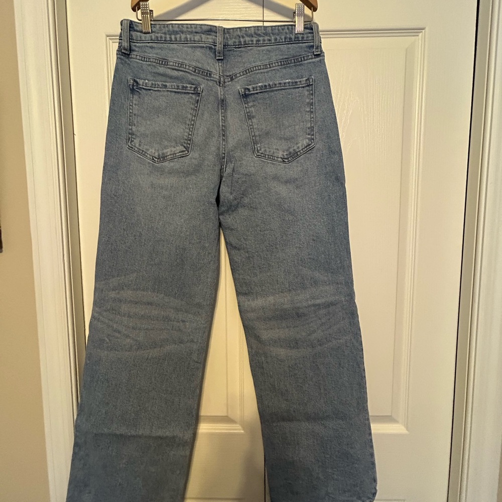 Kut from the Kloth Light Blue Wide Leg Denim Jeans